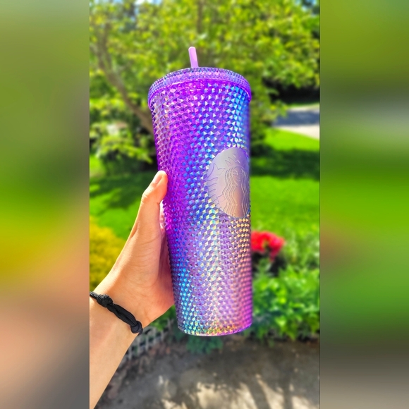 Starbucks Purple Studded Oil Slick Tumbler US Target Exclusive Venti Summer 2022 - Picture 2 of 3